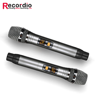 GAX-MK290 Amplificateur-mixeur professionnel 8 canaux puissant avec microphone sans fil intégré pour spectacles sur scène