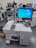 Marqueur laser à fibre pour pièces automobiles, soupape de moteur, châssis, marquage permanent du numéro de série, 50w