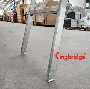 บันไดอลูมิเนียมอัลลอยด์ T6061 ยี่ห้อ <span class=keywords><strong>KINGBRIDGE</strong></span> สูง 3.6 เมตร แบบพับได้ พกพาสะดวก รับน้ำหนักได้ 225 กก. 6 ขั้น ทาสีแบบออสเตรเลีย - Product Image 6