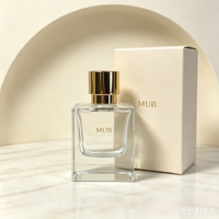 Botol Parfum Mini Kaca 50ml dengan Pompa Semprot, Logo Custom Mewah, Sablon, dan Kosong