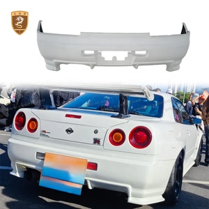 Bonne qualité FRP matériel plastique mise à niveau vers Z Tune Style Kit de carrosserie pour <span class=keywords><strong>Nissan</strong></span> <span class=keywords><strong>GTR</strong></span> <span class=keywords><strong>R34</strong></span> 1999 - <span class=keywords><strong>2002</strong></span> garde-boue de pare-chocs avant arrière - Product Image 4