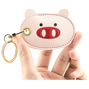 Nouvel Étui Porte-clés en Cuir PU Personnalisé de Haute Qualité, Motif <span class=keywords><strong>Chat</strong></span> et Cochon Mignon, Porte-cartes Thème <span class=keywords><strong>Chat</strong></span> de Dessin Animé - Product Image 4