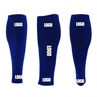 Manchons de compression pour mollets, socquettes d'été sans pieds pour hommes et femmes, en nylon tricoté, pour les coureurs
