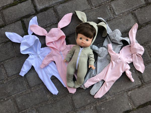 <span class=keywords><strong>Miniland</strong></span>-monos de muselina sólida de una pieza para <span class=keywords><strong>muñeca</strong></span>, ropa de verano - Product Image 5