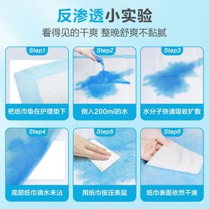 Dog Cat Rabbit Urine Pads Thickened Deodorizing Absorbent Nonwoven PP Film Fluff Pulp 100-Piece Pack - Product Image 3
