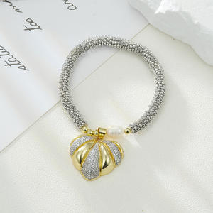 IPMIN <span class=keywords><strong>bracciale</strong></span> in argento Vintage per le donne 18K placcato oro cuore ottone alla moda <span class=keywords><strong>fiocco</strong></span> <span class=keywords><strong>di</strong></span> <span class=keywords><strong>neve</strong></span> accessori per braccialetti - Product Image 4