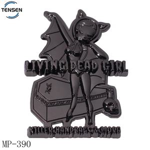 Emblemas de etiquetas de letras de metal de aleación de fundición a presión con logotipo de bolsos de diseño personalizado para maleta - Product Image 5