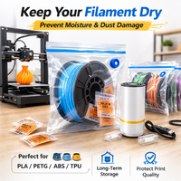 Kit de Bolsas de Almacenamiento al Vacío para Filamento de Impresora 3D con Bomba Eléctrica y Desecantes para PLA, PETG, ABS, TPU, Almacenamiento Sellado a Prueba de Humedad