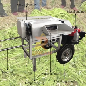 Máquina semiautomática decorticadora de cáñamo Máquina extractora de fibra de cáñamo Máquina de cáñamo Ambary - Product Image 2