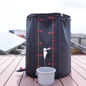 ถังเก็บน้ำฝนแบบพับเก็บได้ถังเก็บน้ำฝนขนาดใหญ่แบบพกพาได้ภาชนะ PVC เก็บน้ำฝน - Product Image 1