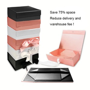 CB Paper Packaging Gift <b>Box</b> Laminated Magnetic Folding <b>Box</b> Wedding <b>Party</b> Gift <b>Box</b> Packaging Gift Storage Packaging - Product Image 5