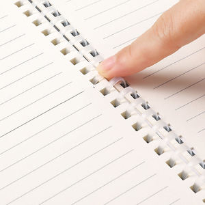 Cahier de notes A5 personnalisé pour étudiants à la mode Cahier à spirale à couverture rigide et souple Journal de papeterie pour l'écriture laitière - Product Image 4