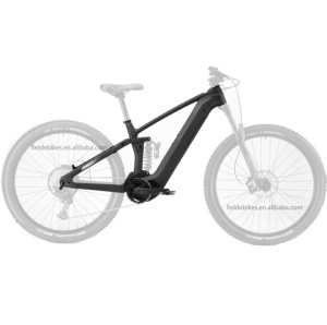 Telaio per bicicletta elettrica a metà azionamento leggero Bafang M510 M560 Motor <span class=keywords><strong>Karbon</strong></span> 29er * 2.6 "a sospensione totale telaio MTB elettrico in carbonio - Product Image 1