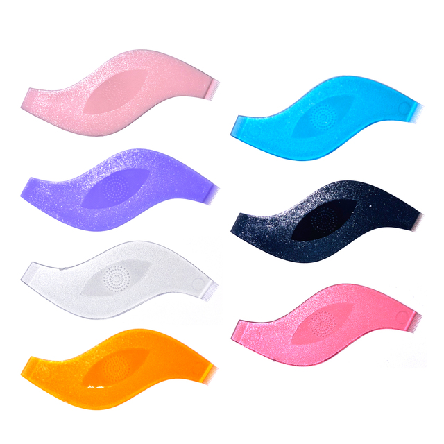 S Shape Eyelash Perming Stick Lashes Extension Silicone Comb Brush Lash Lifting Curler Applicator Disposable