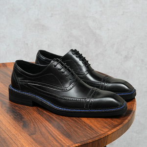 Zapatos Oxford de Diseño Lujoso para Hombre, de Cuero Genuino, para Eventos Formales, Bodas o Uso Casual - Product Image 3