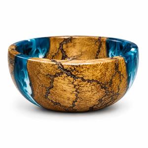 <b>Epoxy</b> Resin Wood Bowl Decorative Fruit Bowl Serving Bowl Rustic Centerpiece for Dining <b>Table</b> <b>Coffee</b> <b>Table</b> Kitchen Home Decor - Product Image 4