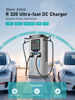 Borne de recharge commerciale pour véhicules électriques 60kW 80kW, station de charge rapide DC, chargeur de véhicules électriques sur pied CCS2 OCPP