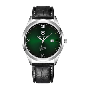Montre à quartz YAZOLE <span class=keywords><strong>D</strong></span> 553 pour hommes <span class=keywords><strong>d</strong></span>'affaires avec date et jour, étanche, calendrier, fabrication 2025, fabricant de montres-bracelets personnalisées - Product Image 4