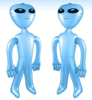 Jouet extraterrestre gonflable en PVC personnalisé accessoires d'événement d'Halloween jouets de poupée de dessin animé de simulation pour la fête d'anniversaire et les vacances