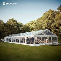 Carpa de Lujo para Bodas al Aire Libre, Tamaño y Color Personalizados, Fácil Montaje, para Catering, Fiestas, Iglesias, Eventos