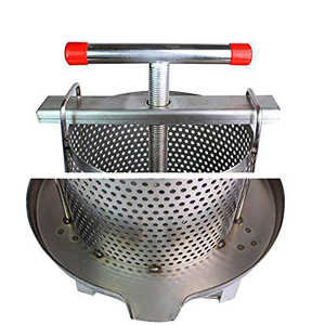 Presse à miel manuelle en acier inoxydable facile à utiliser pour extraire la cire de miel - Product Image 5