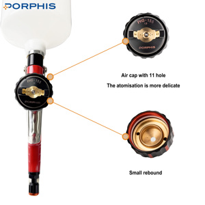 PORPHIS nouveauté rouge couleur PHS-155 Portable <span class=keywords><strong>peinture</strong></span> <span class=keywords><strong>pistolet</strong></span> <span class=keywords><strong>pistolet</strong></span> <span class=keywords><strong>peinture</strong></span> voiture <span class=keywords><strong>pistolet</strong></span> pour <span class=keywords><strong>peinture</strong></span> - Product Image 2