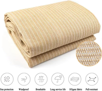 Filet pare-soleil en HDPE, pliable, de qualité supérieure, tissage fin, personnalisation disponible, protection UV pour jardin, patio, cour