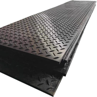 Ecológico 4x8 HDPE Excavadora Protección de tierra Estera de carretera Construcción de calle temporal Material de PE