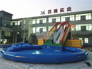 Jeux d'eau gonflables de qualité commerciale, terrain <span class=keywords><strong>aquatique</strong></span> <span class=keywords><strong>toboggan</strong></span> <span class=keywords><strong>avec</strong></span> piscine pour enfants et adultes, prix bon marché - Product Image 4