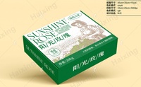 Boîte d'emballage carrée rigide en carton ondulé HAIXING, écologique, recyclable, certifiée qualité alimentaire, avec motif animal, origine Shandong
