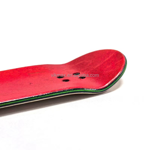 Custom Maple Fingerboard Deck 32/34mm High Concave Round Edge 4 Dyed Plies OEM Graphic - Product Image 5