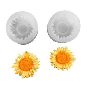 Commercio all'ingrosso In Stock di girasole In Silicone stampo per aromaterapia per auto appeso fai da te stampo per <span class=keywords><strong>torte</strong></span> - Product Image 4