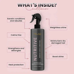 Spray Desenredante y Acondicionador Sin Enjuague con Terapia de Queratina de Alta Gama para Hidratación Profunda y Brillo, Cuidado Capilar Profesional - Product Image 4
