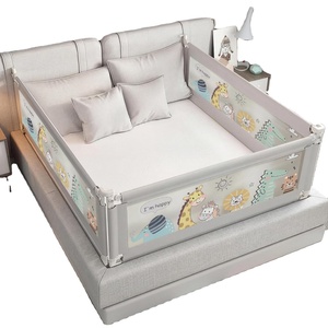 Heavy Duty Metal Foldable Baby <strong>Bed</strong> <strong>Rail</strong> for Toddlers, Adjustable Height Swing Down Guard, Portable <strong>Bed</strong> <strong>Side</strong> <strong>Rails</strong> Bumper - Product Image 1