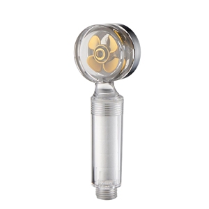 Thiết Kế Mới Phong Cách Hiện Đại Phòng Tắm Vòi Nước Phụ Kiện Áp Lực Cao Turbo Fan PP Bông Lọc Du Lịch Đầu Vòi Hoa Sen - Product Image 2