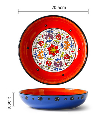 จานลึก8นิ้ว