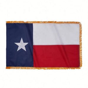 Drapeau américain portable de haute qualité en polyester, imprimé recto-verso, robuste, avec pompons, personnalisable pour promotion - Product Image 6