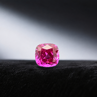 Wuzhou Direktquelle Laborgezüchtete Farbige Edelsteine Rosa Blauer Saphir Stil Pulling-Method