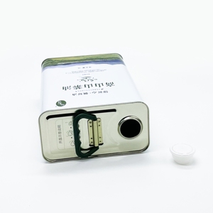 Offre Spéciale – Boîtes de conserve rectangulaires vides de 3 L en fer blanc de qualité alimentaire pour l'emballage d'huile d'olive avec impression offset - Product Image 4