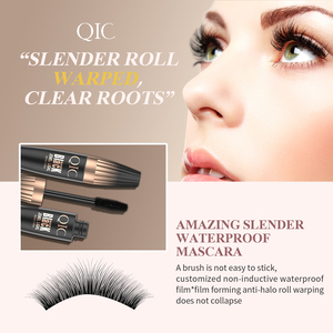 Nouveau Mascara pour Cils Imperméable, Courbeur, Longue Tenue, Séchage Rapide, Étiquette Personnalisée, Effet 4D, Crème de Mascara Noire - Product Image 3