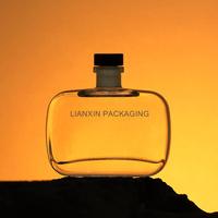 Bouteille de bâtons de parfum avec logo personnalisé de 100ml 200ml 330ml Bouteille de diffuseur d'arôme de roseau en verre de luxe personnalisée de 500ml