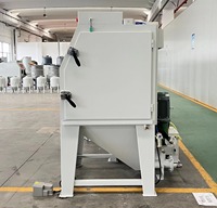 Machine de sablage humide certifiée CE TS1010W SUS304 inoxydable pour la décontamination des composants aérospatiaux