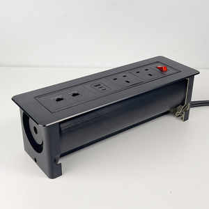 Presa di Corrente Industriale Ribaltabile <span class=keywords><strong>in</strong></span> Lega di Alluminio per Uso Ospedaliero con USB-C PD65W/USB-A, Interruttore Touch e 2 Prese AC - Product Image 1