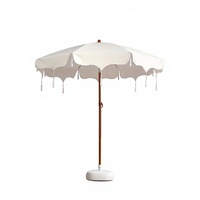 Parasol de piscine Dizzi Restaurant, parasol d'extérieur, abri solaire, épaissi, robuste, commercial, design à pois, résistant aux chocs