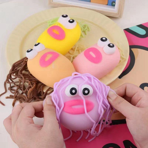 2025 Eye-popping Ugly Thing Instant Curly Head Decompression Toy Flour Filled Children Fidget Toy Soft <b>Squeeze</b> Toy - Product Image 5