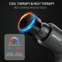 Pistolet de massage P72 chaud/froid, moteur sans balais 10/14/16 mm, 20 niveaux de vitesse, 27 kg, silencieux, rechargeable, 8 têtes de massage, 4-6 h d'autonomie