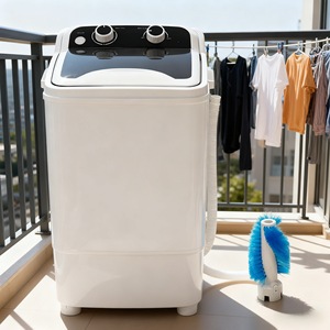 <b>Mini</b> Washing Machine 370x400x630mm Plastic Housing Single Row Wash Electric Power Source - Product Image 2