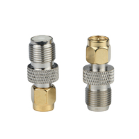 Adaptador Coaxial RF SMAJ-FK, Conector F a Convertidor SMA para Radios WiFi, Amplificador de Antena