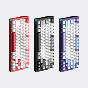 WEIKAV STARS75 Mechanical <strong>Keyboard</strong> Tri Mode Wireless Aluminum Alloy Gasket <strong>Structure</strong> Hot Swap RGB Customized Gaming <strong>Keyboard</strong> - Product Image 1