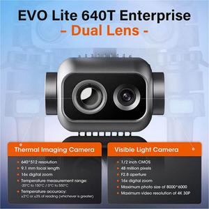 AUTEL EVO Lite 640T Enterprise Standard Bundle, Drone à Double Nacelle avec Imagerie Thermique, Reconnaissance IA, Transmission 12km, UAV 4 axes - Product Image 6